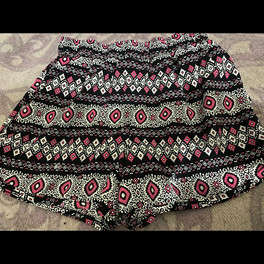 Black and pink shorts